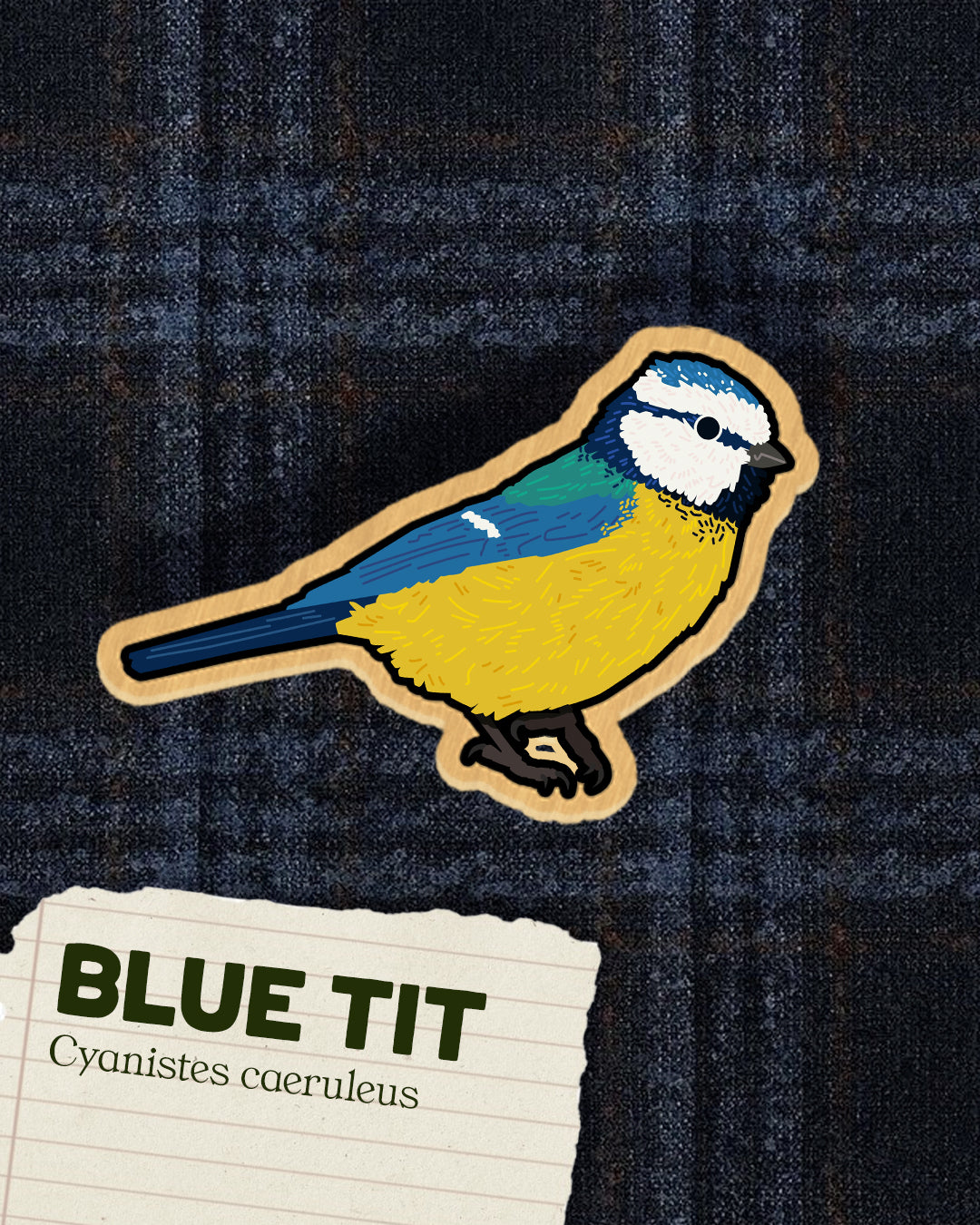 Tits, Chickadees and Titmice - Wooden Pins