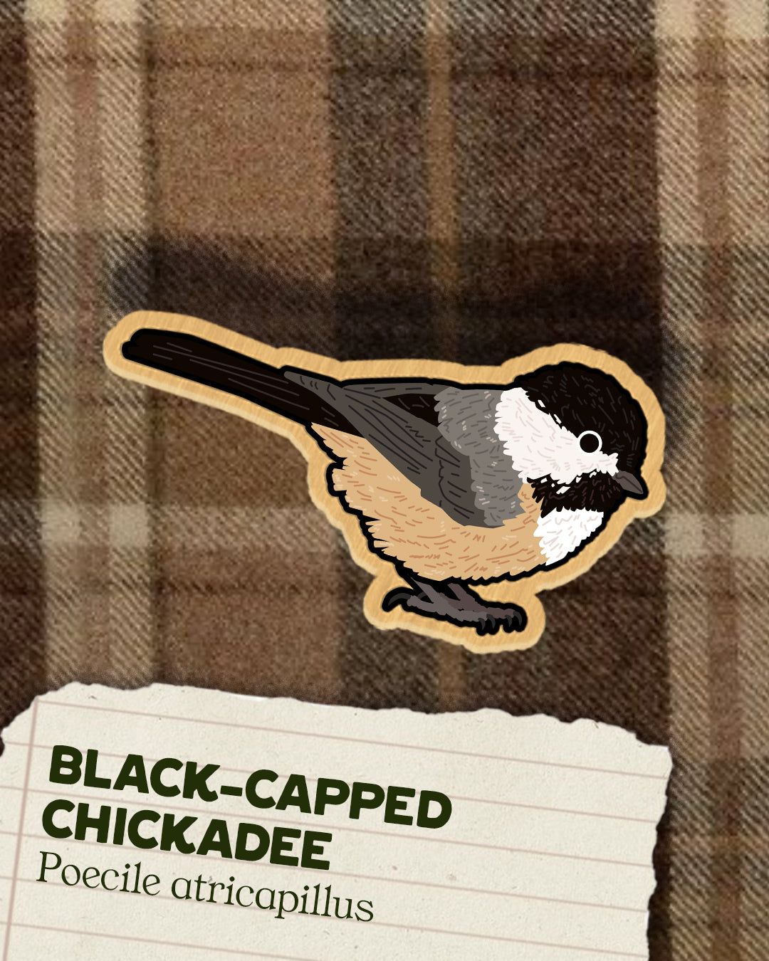 Tits, Chickadees and Titmice - Wooden Pins