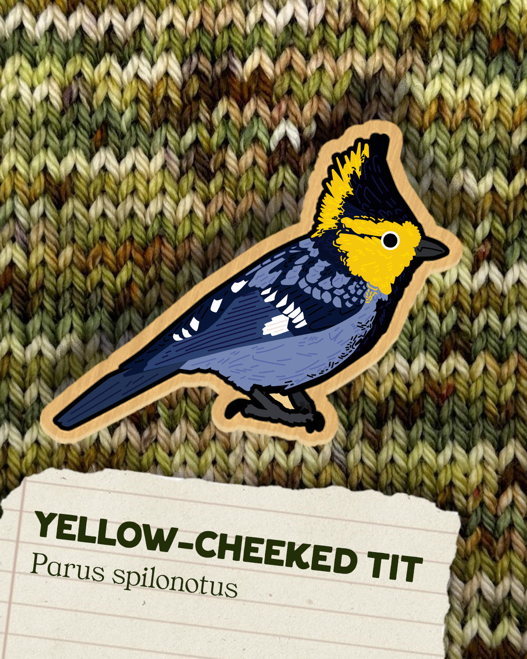 Tits, Chickadees and Titmice - Wooden Pins