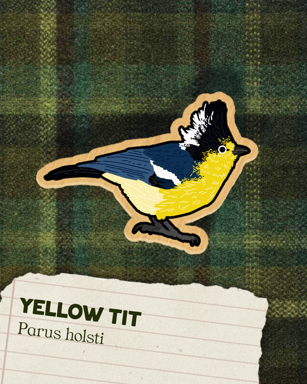 Tits, Chickadees and Titmice - Wooden Pins