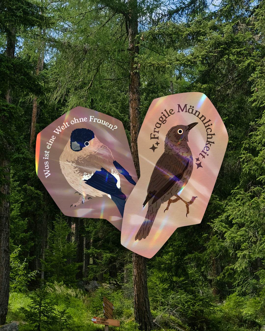 holografic Feminism Sticker