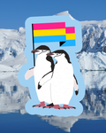 Pansexual Chainstrap Penguin Sticker