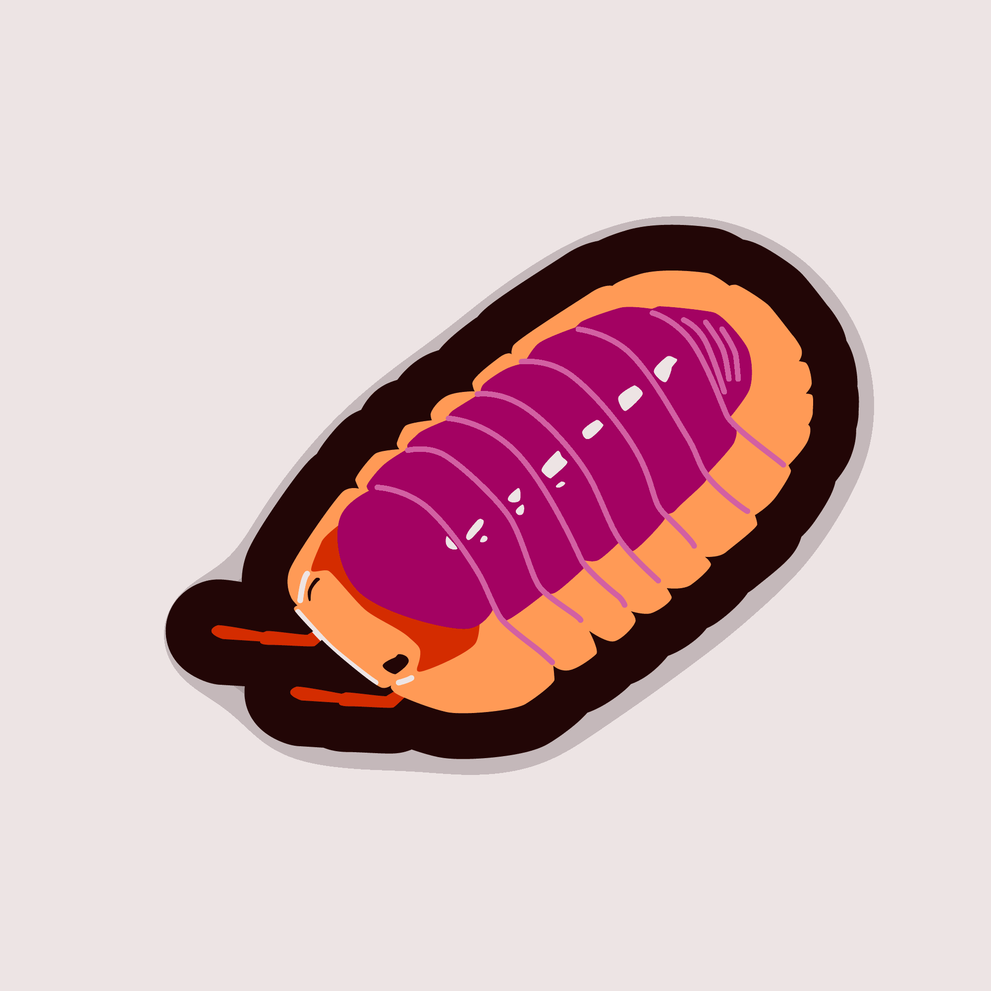 Pride Isopod Sticker