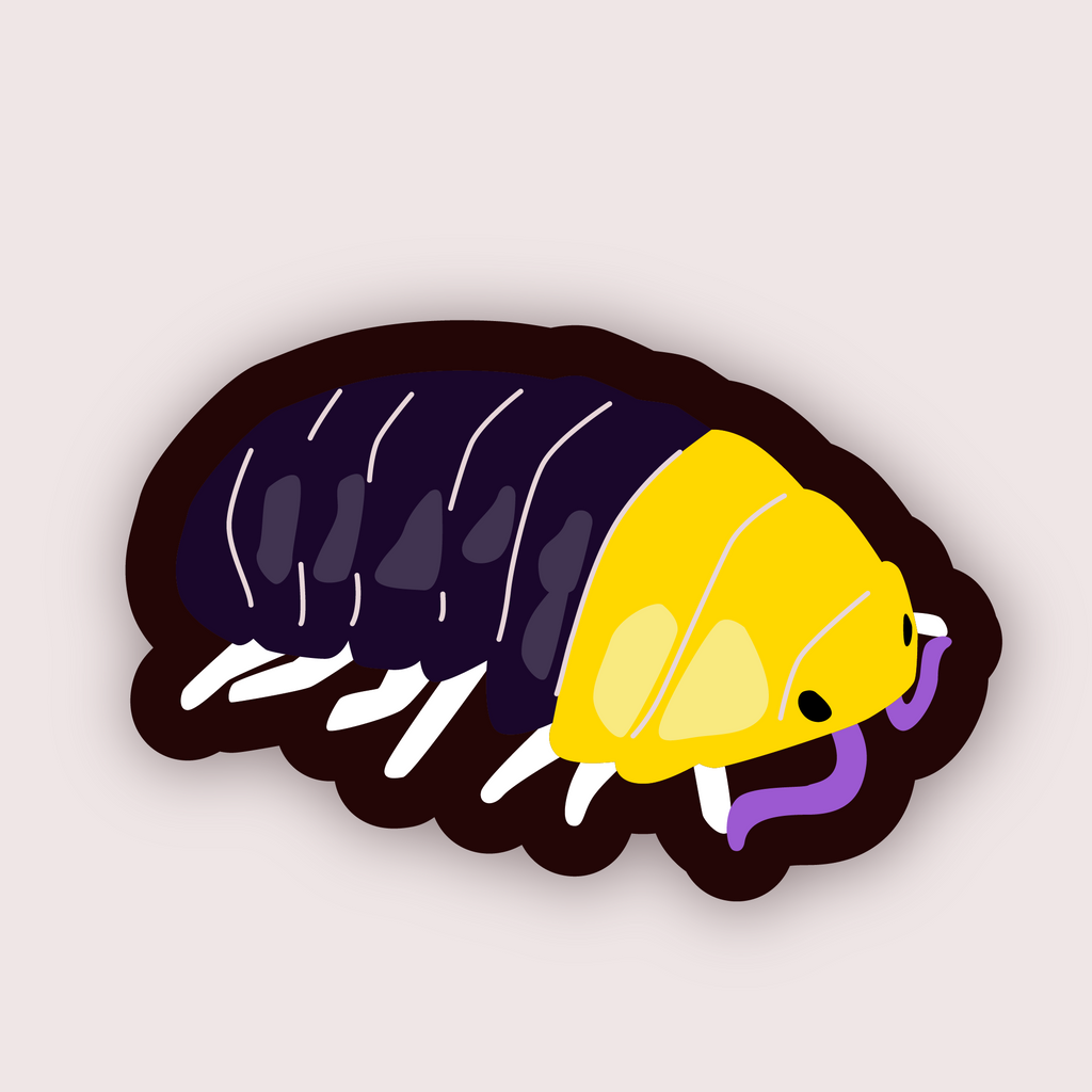 Pride Isopod Sticker