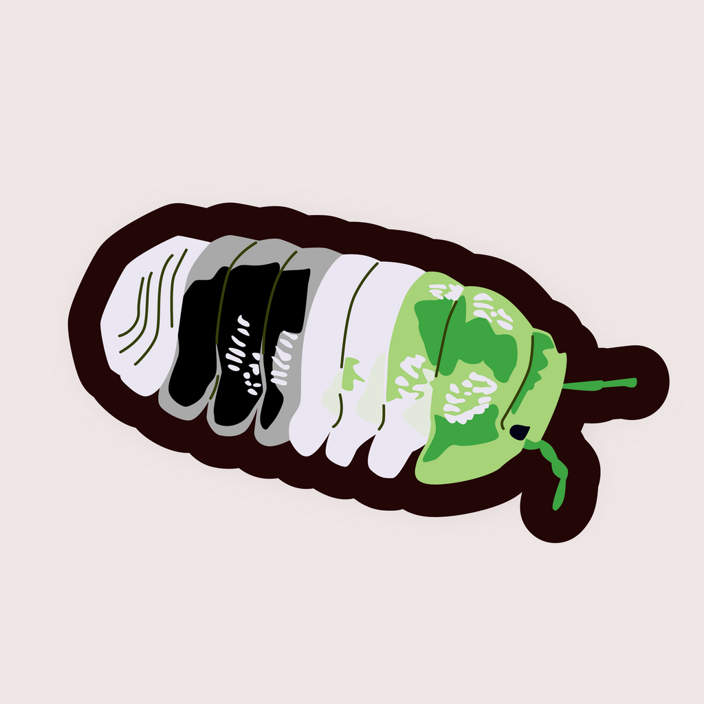 Pride Isopod Sticker