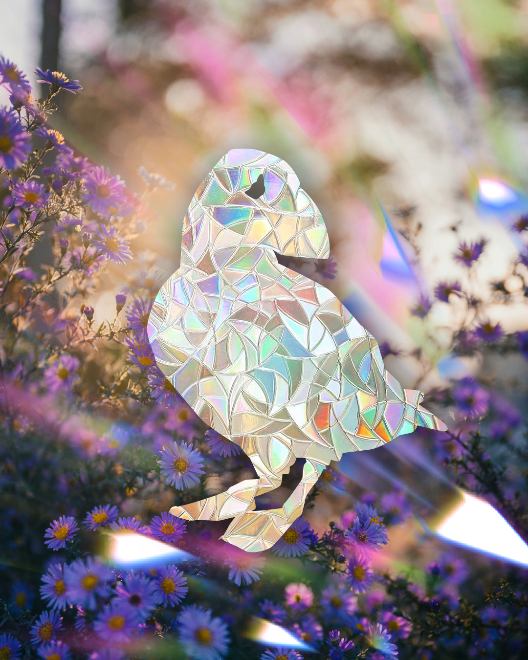 Puffin adhesive Suncatcher