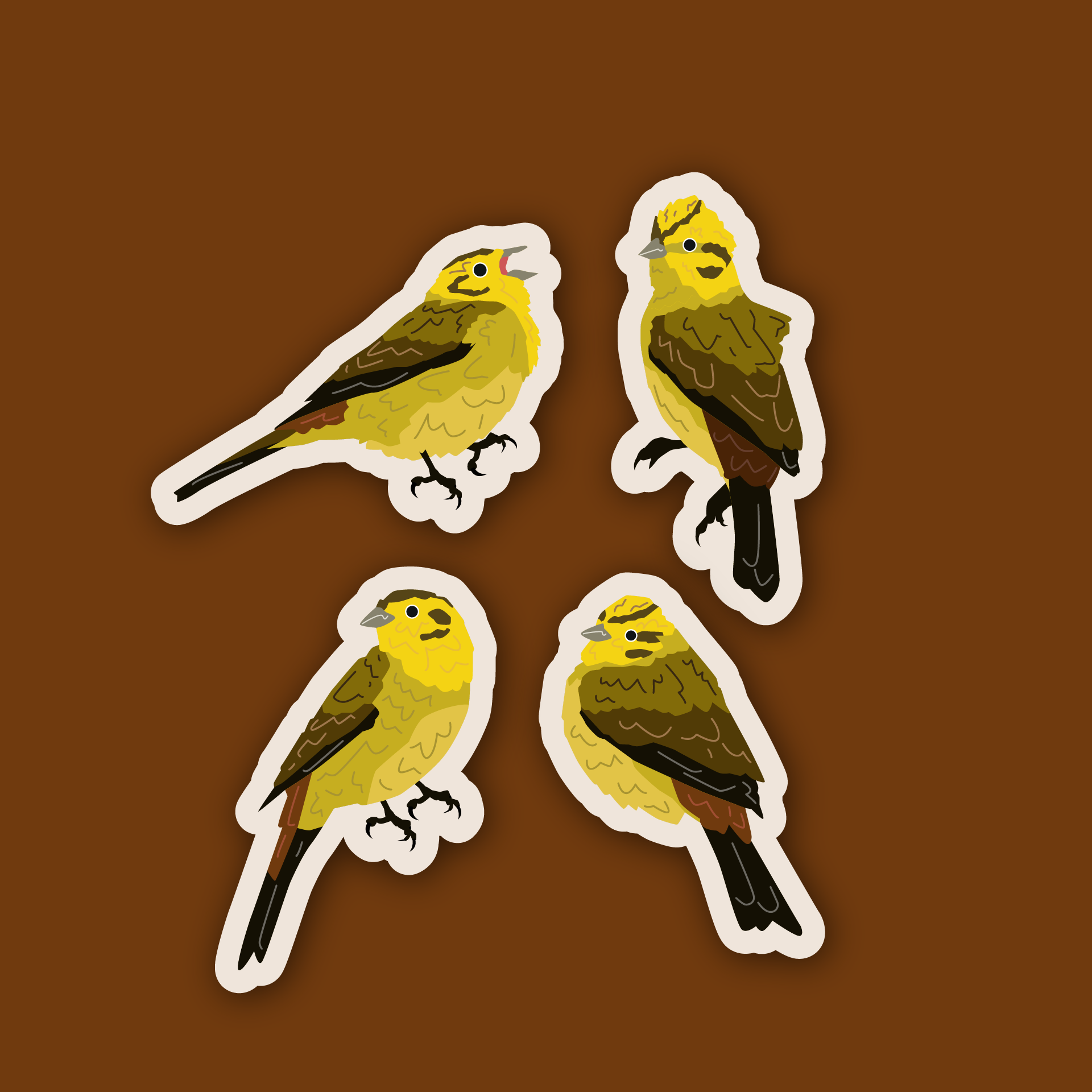 Yellowhammer Sticker Pack